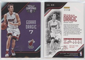 2015-16 Panini Totally Certified Mirror Purple /50 Goran Dragic #33