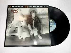 James Anderson 1982 Autographed Strangest Feeling LP Vinyl 12" Kat Family Record - Foto 1 di 7