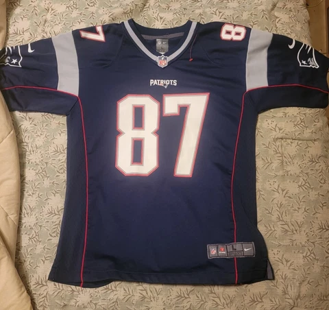 KIDS NFL THROWBACK JERSEY ROB GRONKOWSKI PATRIOTS  BOYS  SIZE LARGE Cover