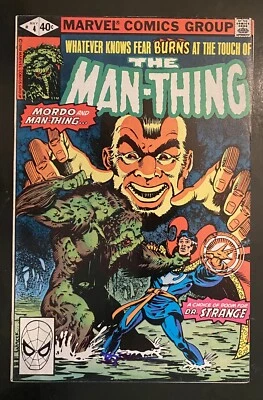 Bob Wiacek SIGNED Man-Thing #4 (Marvel Comics 1980) - Image 1 of 4