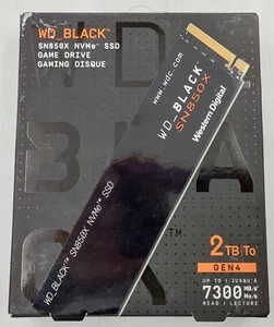 2TB WD Black SN850X SSD Gen4 NVMe M.2 2280 Solid State Drive - Afbeelding 1 van 3