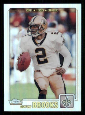 2001 Topps Chrome Refractors #198 Aaron Brooks /999 - Image 1 of 2