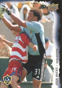 2009 Upper Deck MLS Soccer #127 Josh Wicks LA Galaxy