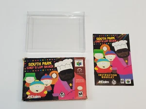 South Park Chef's Luv Shack Original N64 Nintendo 64 Box & nur Handbuch * - Bild 1 von 21