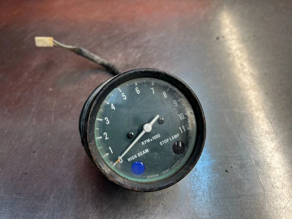 76 - 84 Kawasaki KZ400 Tachometer Gauge Cluster Speedometer Odometer Speedo C319 Foto 1 de 4
