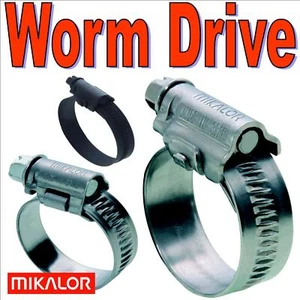 Clip de manguera de accionamiento helicoidal de banda de 12 mm Mikalor acero inoxidable ASFA-S Pro abrazadera genuina - Imagen 1 de 10