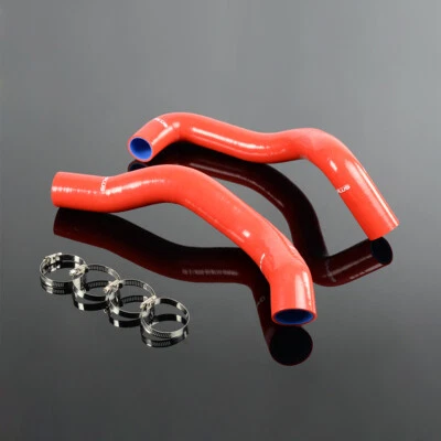 Fit For 1994-1995 Ford Mustang GT/GTS/SVT V8 Red Silicone Radiator Hose Kit - Image 1 of 4