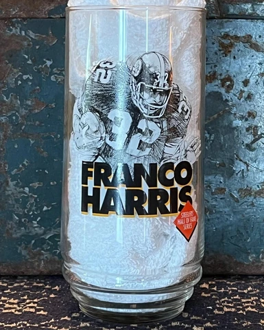 PITTSBURGH STEELERS FRANCO HARRIS EAT 'n PARK 1996 GLASS IMMACULATE RECEPTION Cover