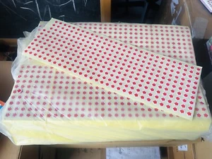 1000 x Red Arrow Correction Stickers Point out Dot - Self Adhesive Peel Stick ! - Picture 1 of 2