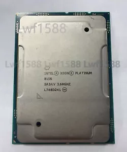 Intel Xeon Platinum 8156 LGA3647 quad-core SR3AV 3.6GHz CPU processor 8156 - Picture 1 of 2