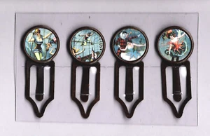 Graphic45 COME ONE, VEN TODOS #103 Clips metálicos antiguos de cobre (4) HECHOS A MANO - Imagen 1 de 1