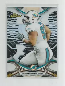 2015 Finest NDAMUKONG SUH Black Refractor - Picture 1 of 1