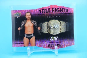 Adam Cole 2022 Upper Deck Allure AEW Title Fights #TF-13 ROSA #'d 053/100 - Foto 1 di 2