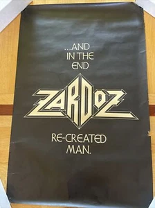 Hoja de película original de Zardoz 1974 al final póster avanzado hombre recreado de Zardoz - Imagen 1 de 11