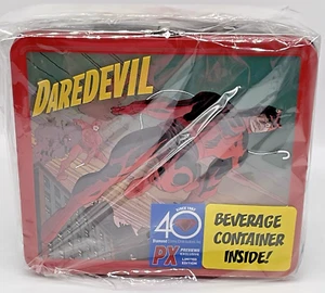 Daredevil Lunch Box With Thermos PX Exclusives Tin Titans Marvel Daredevil - Picture 1 of 11