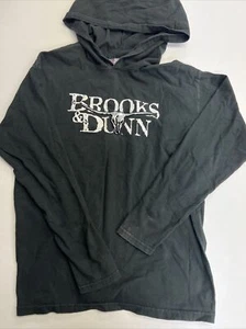Brooks & Dunn schwarz Longhorn Logo Pullover Hoodie Sweatshirt Größe Small - Bild 1 von 8