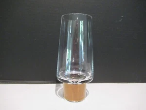 Tom Dixon Hand Blown Tank High Ball Glass Clear w Copper Base - Picture 1 of 4