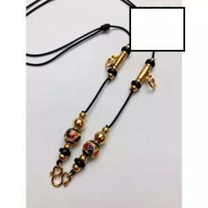 Buddha tailandese amuleto buddista ciondolo fatto a mano collana nera corda 3 ganci 30" j - Foto 1 di 1
