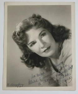 CLARA CLEMENS GABRILOWITSCH Signed PHOTOGRAPH c. 40s Mark Twain's Daughter - Picture 1 of 6
