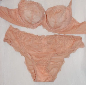 34DD, M NWT Victoria's Secret Dream Fantasy Set Unlined Dmi Bra, HipHugger Panty - Picture 1 of 4