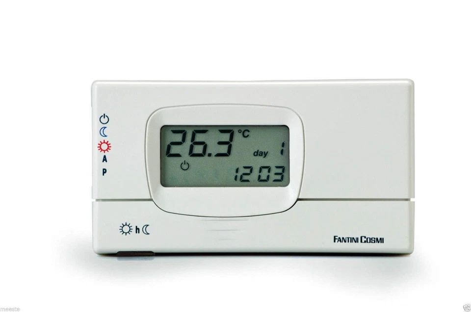 C31 Wand-Thermostat batteriebetrieben wöchentliche Programmierung weiß - Bild 1 von 1