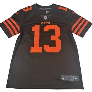 Cleveland Browns Nike Mens Jersey Medium Odell Beckham Jr 13 On Field Stitched - Picture 1 of 20