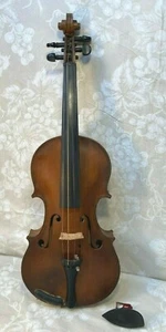 Violín Antiguo 1 Pieza Vientre 2 Piezas Tigre Arce Trasero Incrustaciones Purfling Sin Etiqueta - Imagen 1 de 12