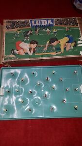 LUDA Tischfußball Spiel, Gebraucht, Akzeptabel, OVP, 1950er Jahre