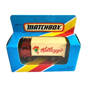 1980’s Matchbox 1-75 Superfast Series MB72 Dodge Delivery Truck Kellogg’s NIB - Picture 1 of 7