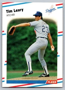 1988 Fleer #521 Tim Leary Los Angeles Dodgers - Picture 1 of 2