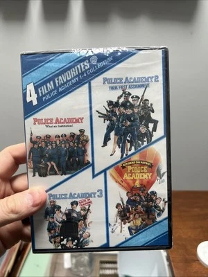 Police Academy 1-4 Collection-4 Film Favorites Comedy Widescreen DVD New Sealed. - Image 1 of 4