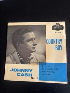 Johnny Cash-“Country Boy” Vinyl 7” EP VG- London Records 1959 UK Release OG - Picture 1 of 4