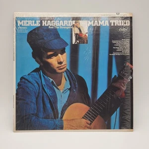 MERLE HAGGARD - Mama Tried LP Vinyl ST 2972 VG+/VG Still In Shrink Country - Picture 1 of 5