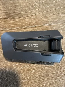 Cardo PackTalk Edge Headset Bluetooth - UNIT ONLY - CRACKED SHELL - Picture 1 of 4