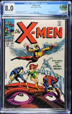 X-Men #49 CGC 8.0 (1968) 1st Appearance of Polaris & Mesmero Marvel Comics - Image 1 of 2