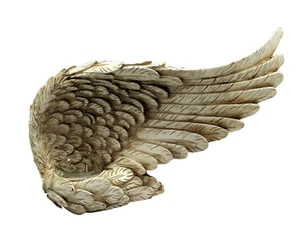 Vintage Cherub Wing Candle Tea Light Holder - Shabby Chic Decoration - Picture 1 of 15