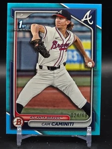 2024 Bowman Cam Caminiti 1st Bowman Sky Blue /499 #BD-20 - Picture 1 of 2