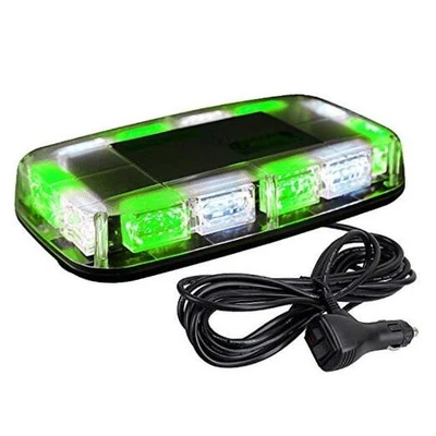  48LED Roof Top Strobe Lights, High Visibility Emergency Safety Green/White - Image 1 of 4