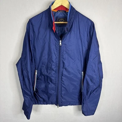 Chaqueta de Yate Paul & Shark Hecha en Italia Para Hombre Grande Azul Marino Nylon Cremallera Foto 1 de 4