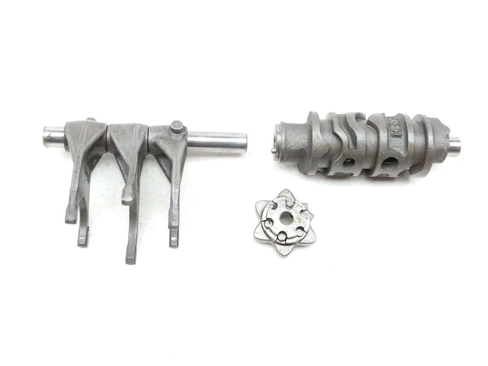 04-08 Honda VTX1800R VTX 1800 Transmission Shift Shifter Forks and Drum - Image 1 of 4