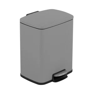 5.3 Gal./20 Liter Rectangular Stainless Steel step-on Trash Can for kitchen - Picture 1 of 7