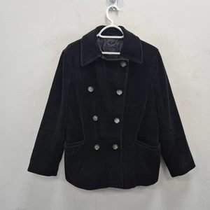 Maxmara Weekend Double Breast Corduroy Cotton Oversized Blazer Jacket Size Uk 8 - Picture 1 of 8