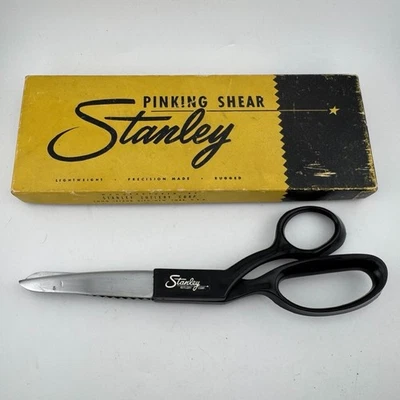Vintage Stanley Cutlery Corp Pinking Shears/Scissors 1960s - Image 1 of 4