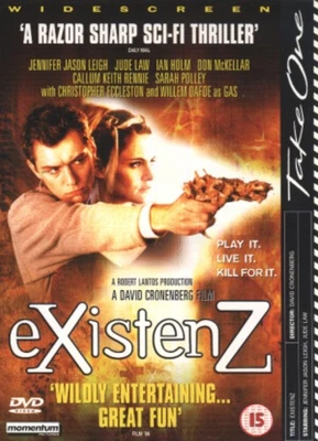 eXistenZ DVD (2002) Jennifer Jason Leigh, Cronenberg (DIR) cert 15 Amazing Value - Image 1 of 2