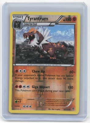2014 Pokemon Tyrantrum Furious Fists #62/111 Lightly Played - Image 1 of 2