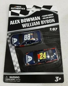 NASCAR Authentics 2020 Wave 1 Alex Bowman #88 & William Byron #24 1:87 Diecast - Picture 1 of 8