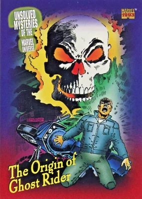 The Origin of Ghost Rider 1993 Skybox Marvel Card #139 Near Mint Free Shipping - Image 1 of 2
