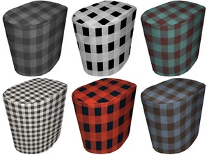 Buffalo Check Plaid Food Processor Cover (6 Colors Available) - Picture 1 of 8