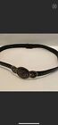 Chico?S Medallion Silver And Gold Buckle Boho Style Leather Adjustable Belt M/L