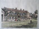 Early 20thc Coloured etching Barbizon Auberge Ganne, France by Maurice Jacques 